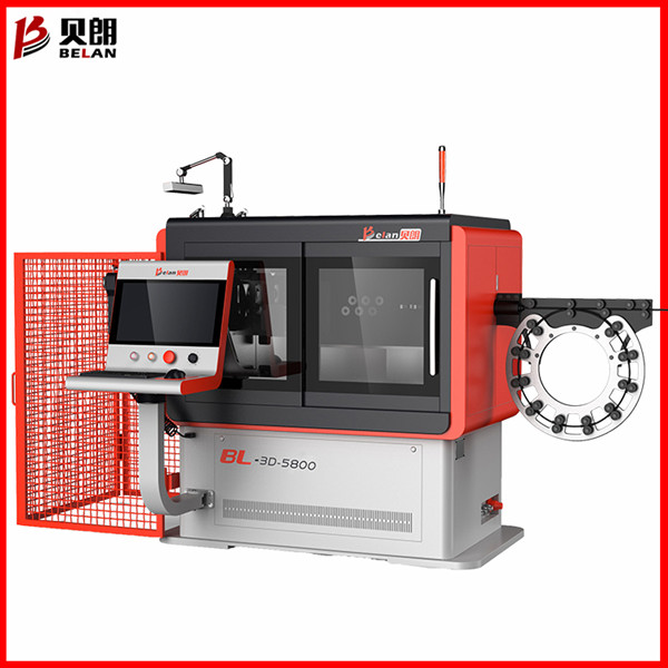 鋼絲自動(dòng)化折彎?rùn)C(jī)BL-3D-5800助力客戶減員增效